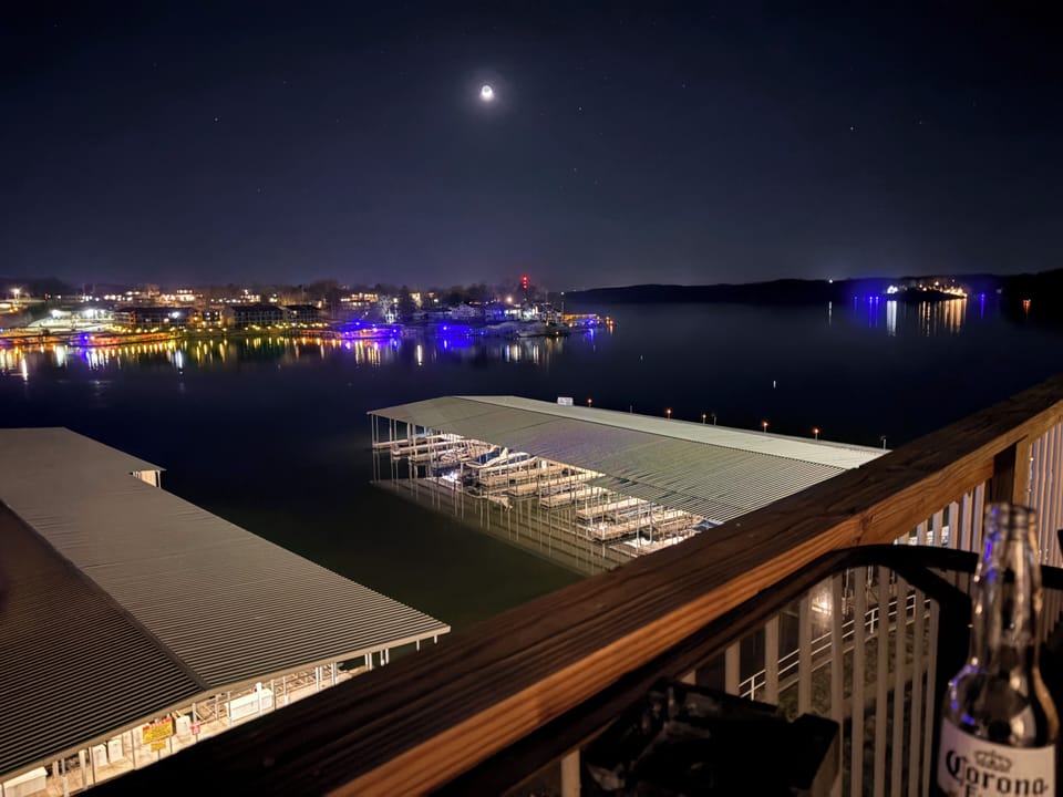 Peaceful evening cove view!