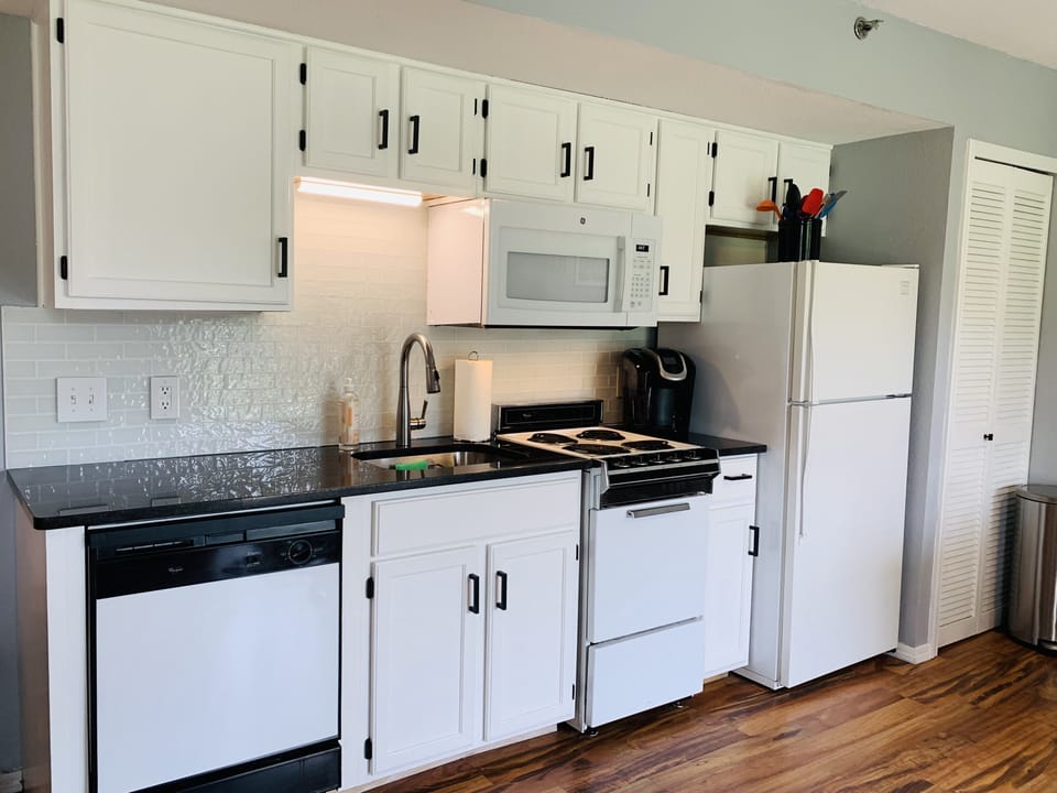 We provide all kitchen essentials to make simple meals during your stay.