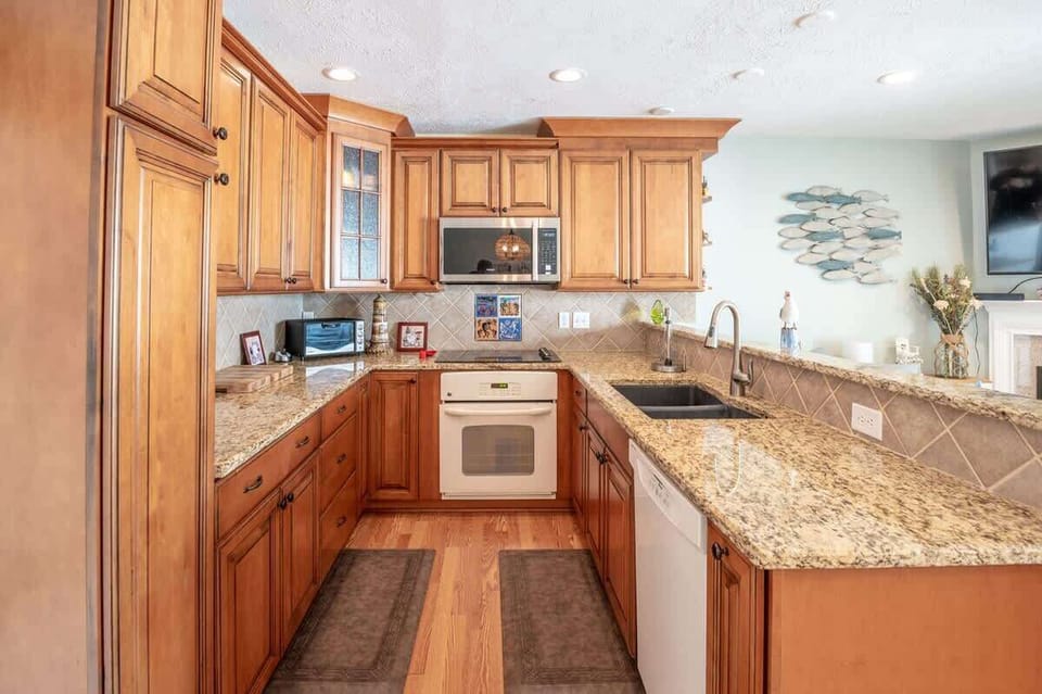 Kitchen with Granite Countertops
