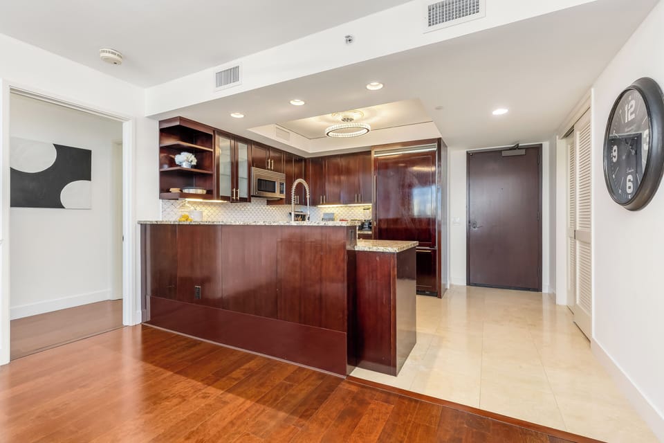 Entrance to your home away from home