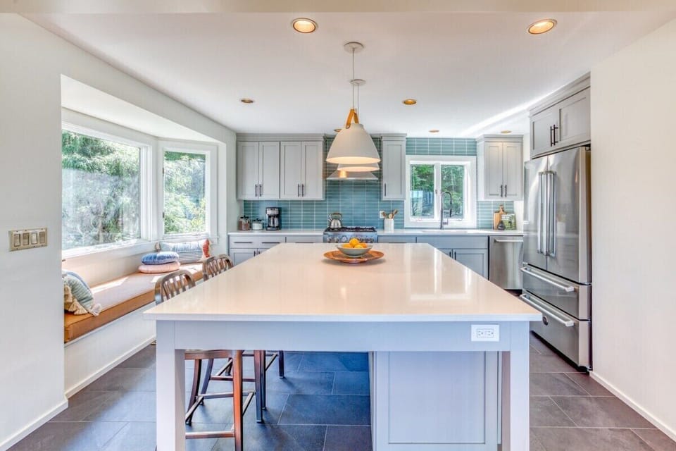 Bright and airy kitchen