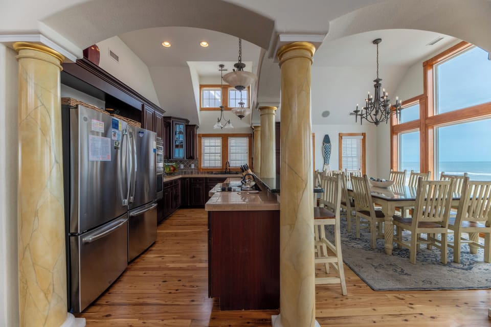 Chef's Kitchen with Two Full Size Refrigerators!
