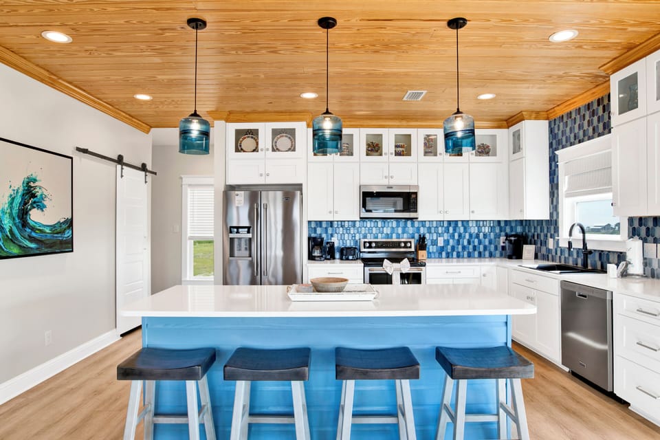 This two story home can accommodate 14 guests