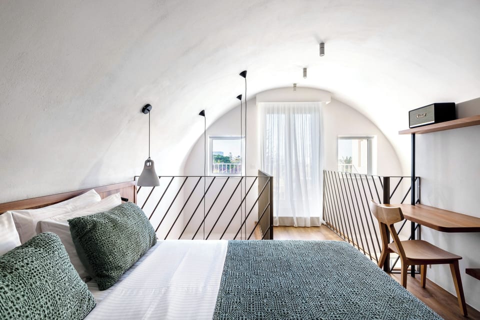 Loft Suite, Plunge Pool, Sea View | Egyptian cotton sheets, premium bedding, down comforters