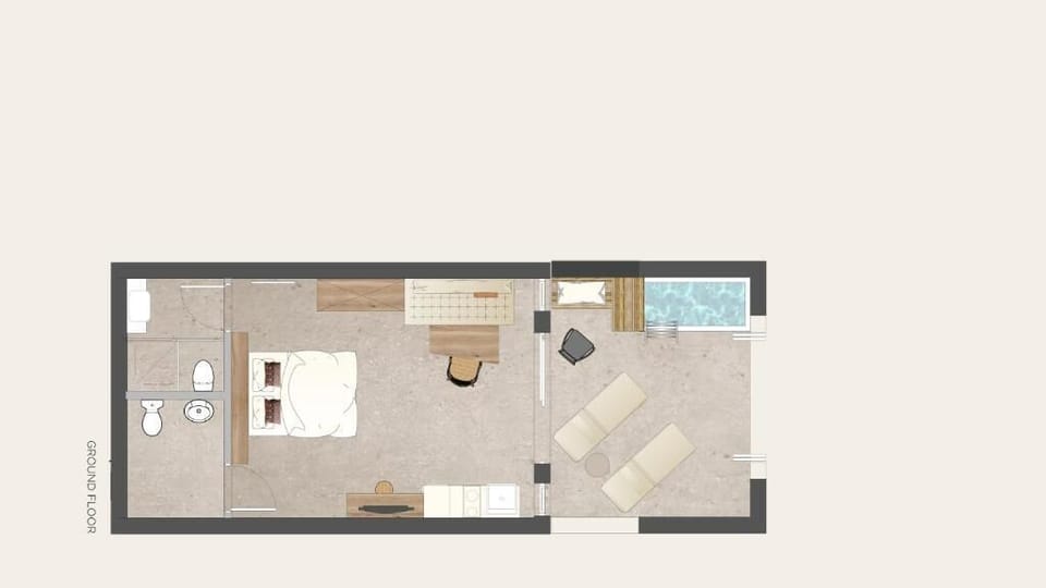 Special Offer Deluxe Suite, Plunge Pool | Floor plan