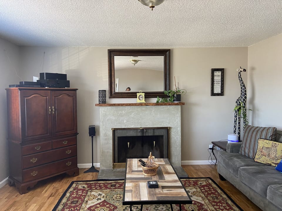 Living room with views of the bay