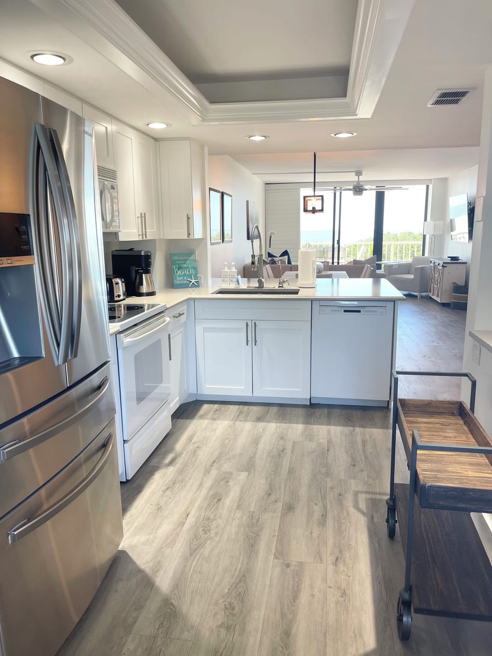 Kitchen, New 4 door Refrid