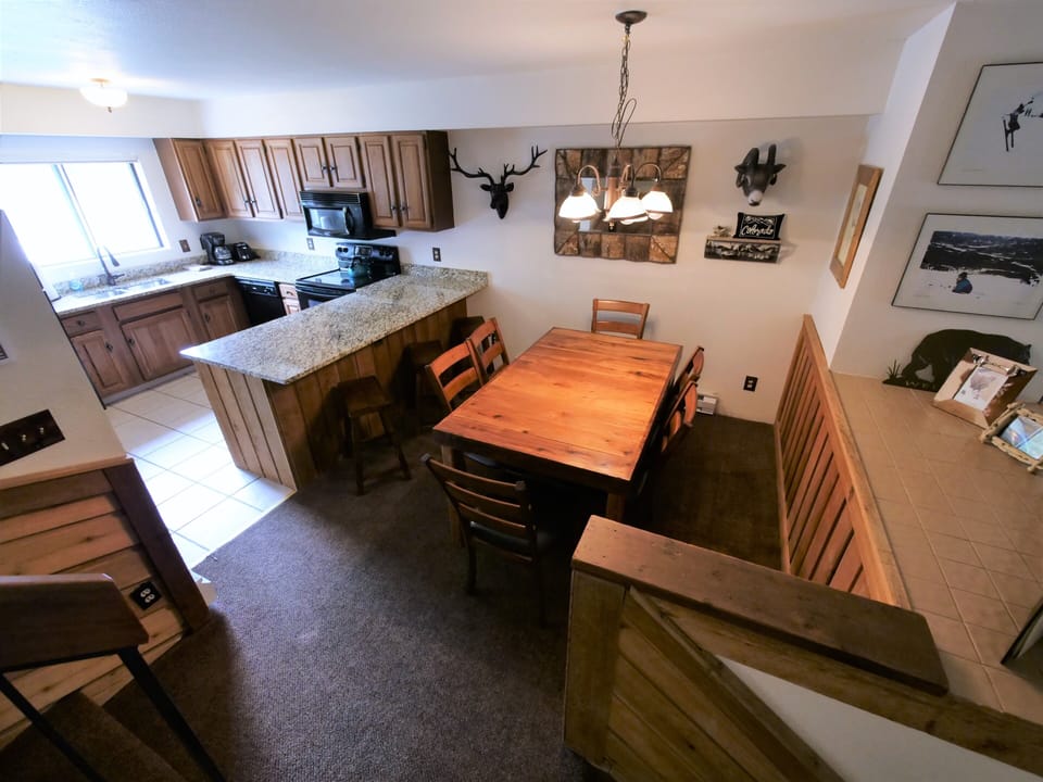 Dining Room - This unit has a spacious kitchen and dining room