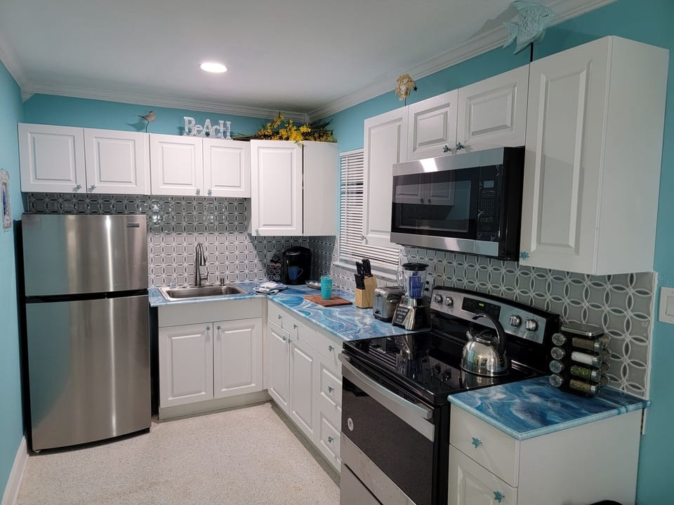 Each unit has new stainless appliances!