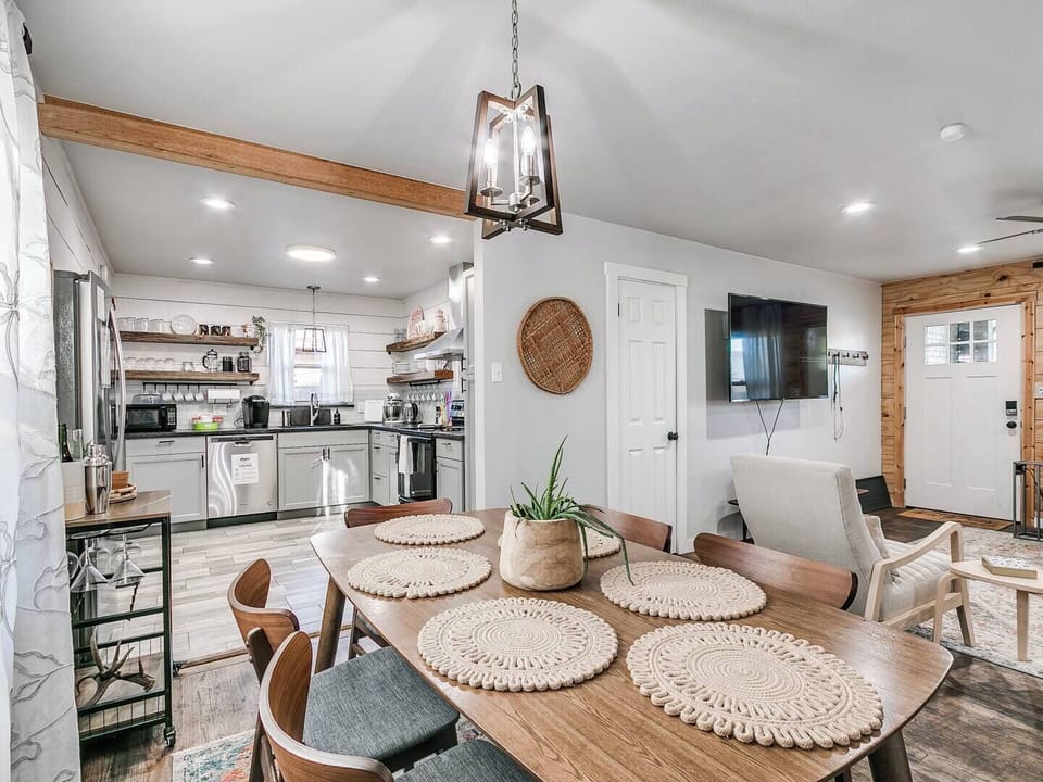 Big enough for the whole group, cozy enough to feel like home.