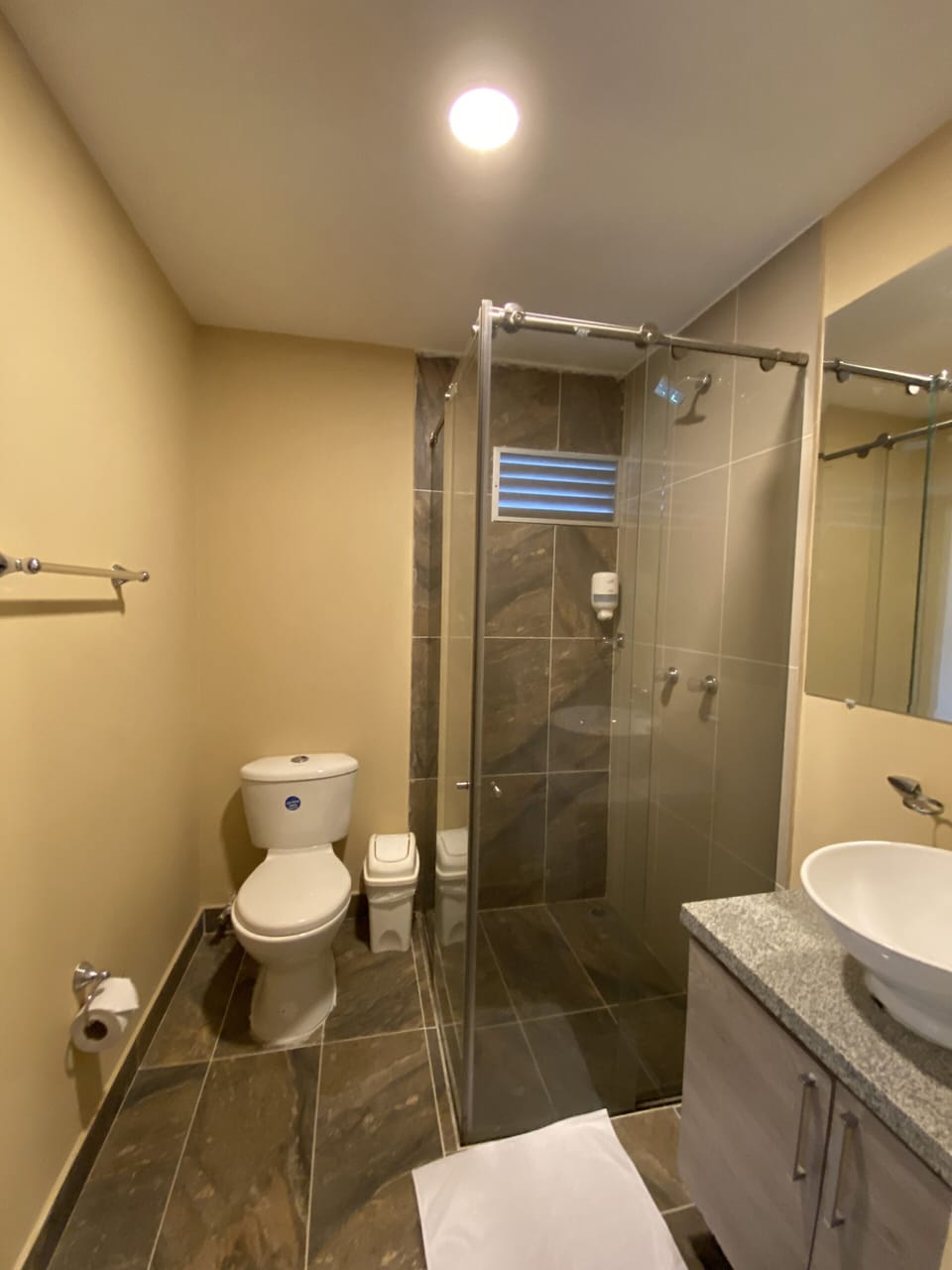 Shower, towels