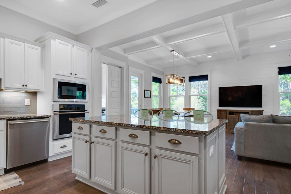 Large kitchen island