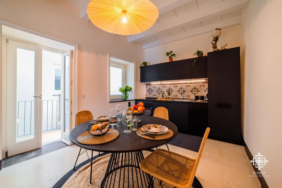 Deluxe Apartment, 1 Bedroom, City View | Private kitchen | Espresso maker, electric kettle, paper towels