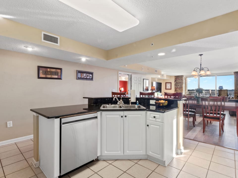 View of Condo from Kitchen