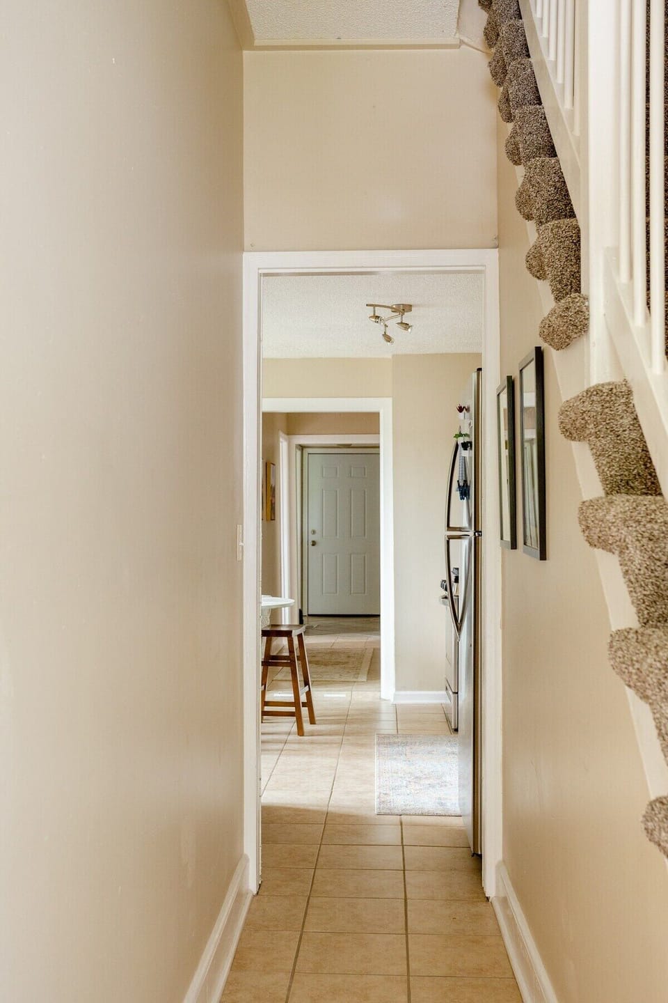 Hallway walking in from front door.
