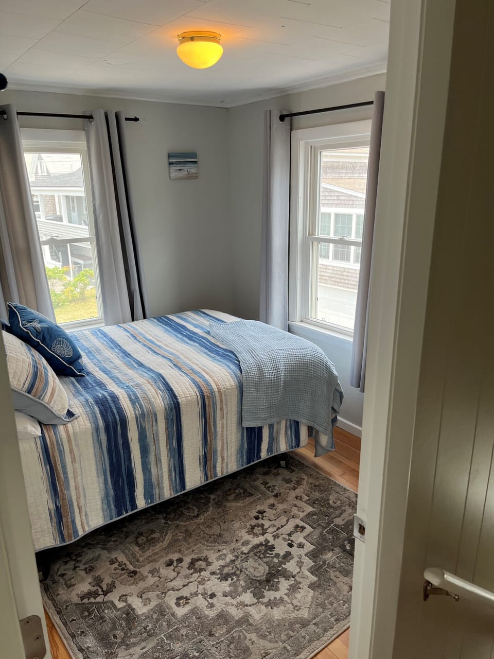 Photo #2 of bedroom #3. A little tight at end of bed area. Bedrooms are small