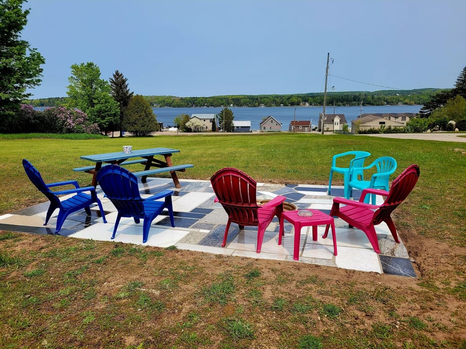 view from the firepit 