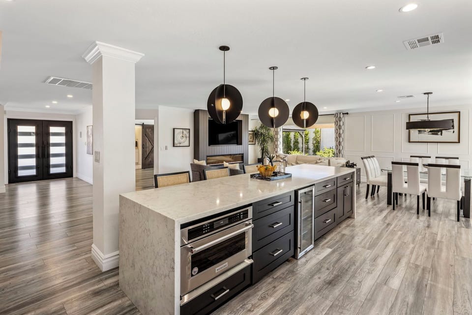 Chef's kitchen with tons of counter space