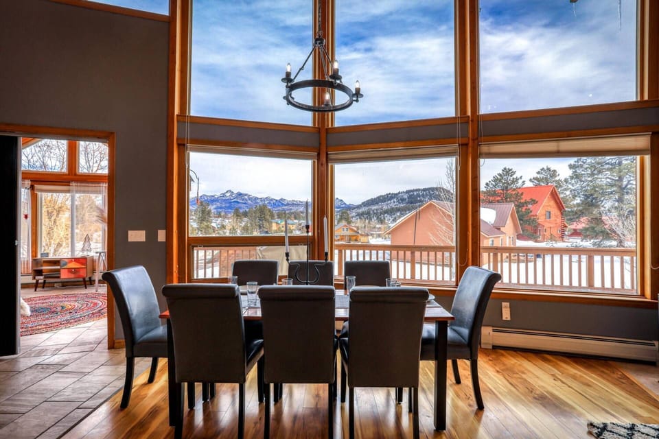 Pagosa Peak, warm cozy fires, and a BBQ grill, will bring them to the table! Or hit the town for a taste of Pagosa fun!