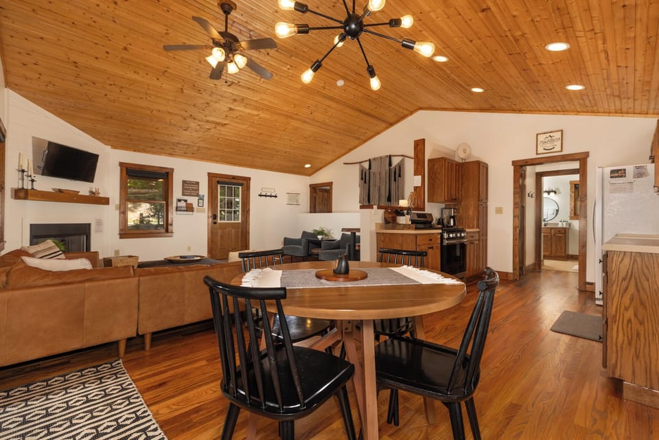 Dining view to kitchen
