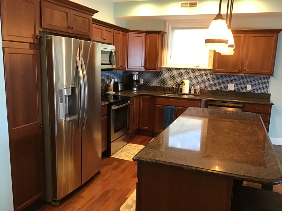 All stainless steel appliances.
Both keurig and Mr. Coffee pots

440-479-4531