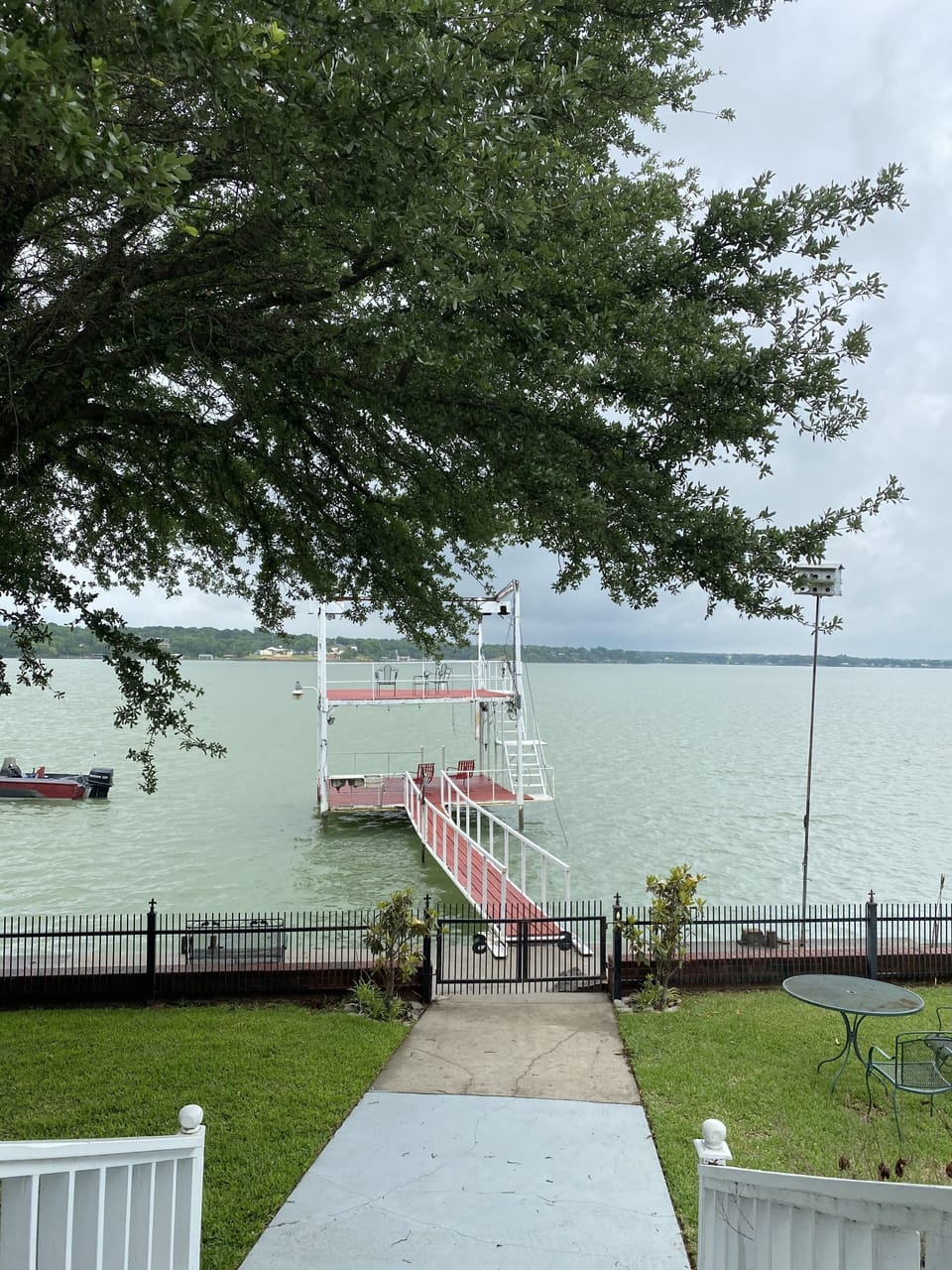 Private boat dock 