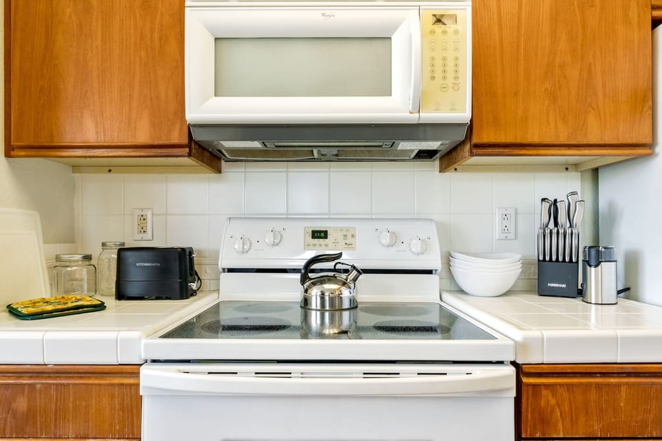All the appliances one wants on vacation 