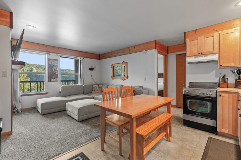 Open concept living area.