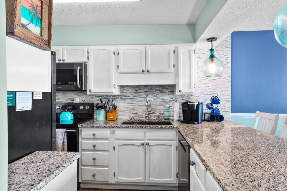 Grab a snack from the kitchen, and head back to the action!