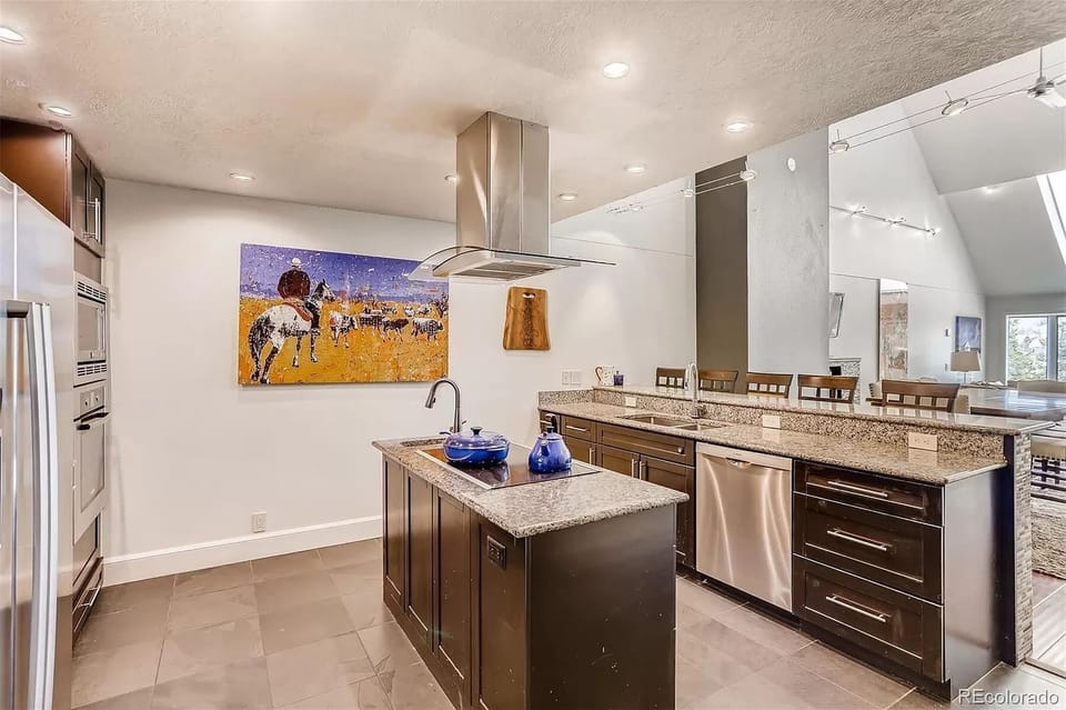 Plenty of prep space in the kitchen