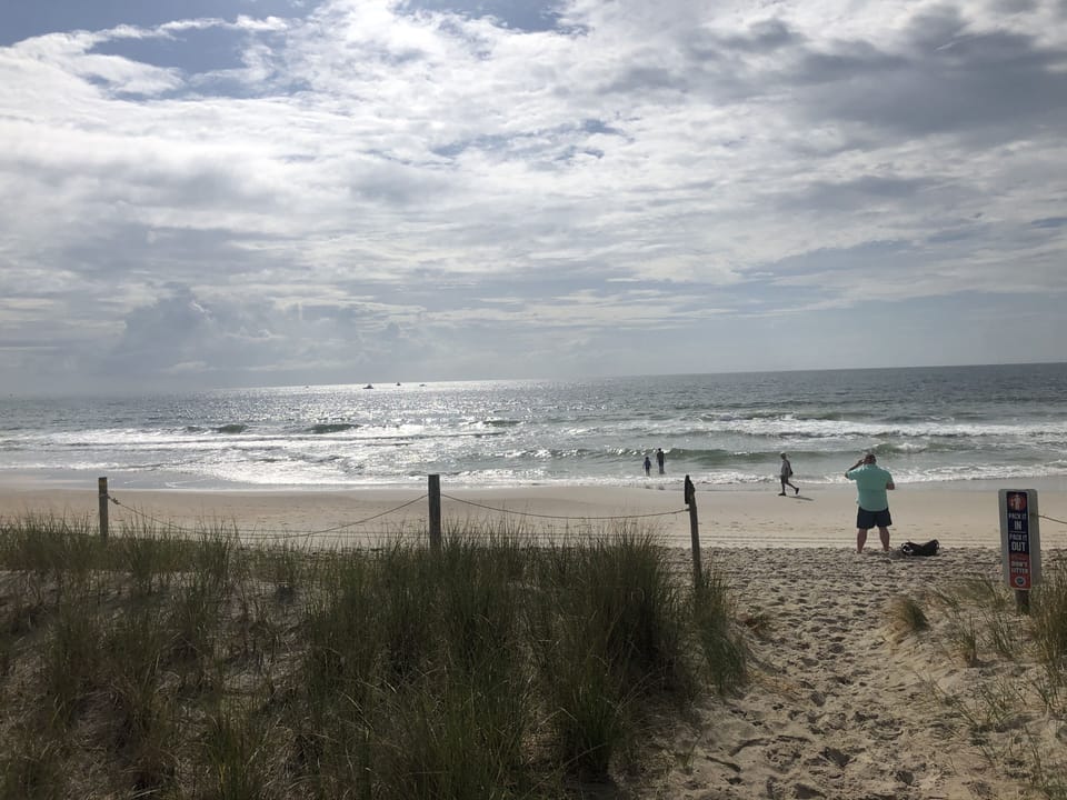 View at nearest beach access
