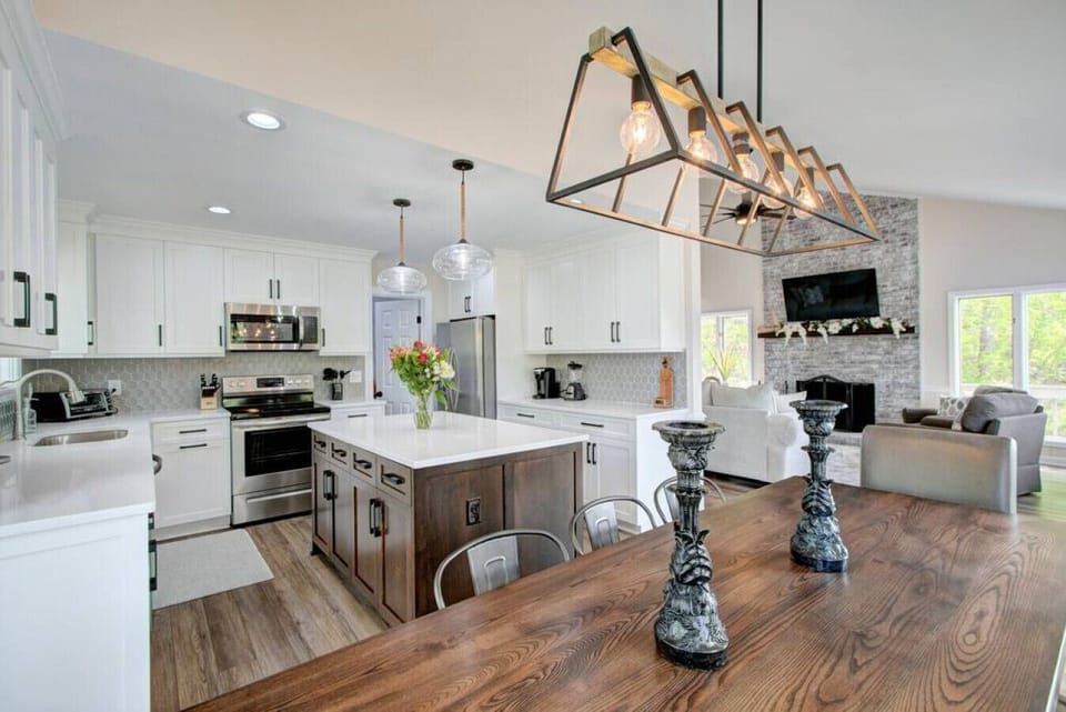 The Entire Space is Open for Entertaining.