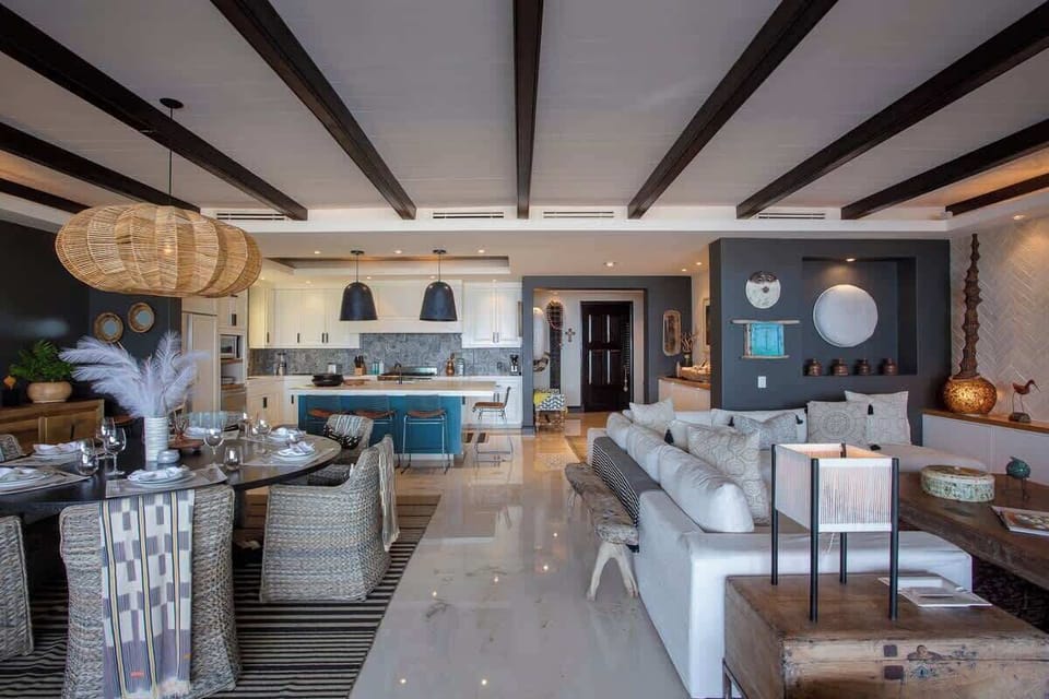Romantic ocean-view dinners prepared by your private cook

