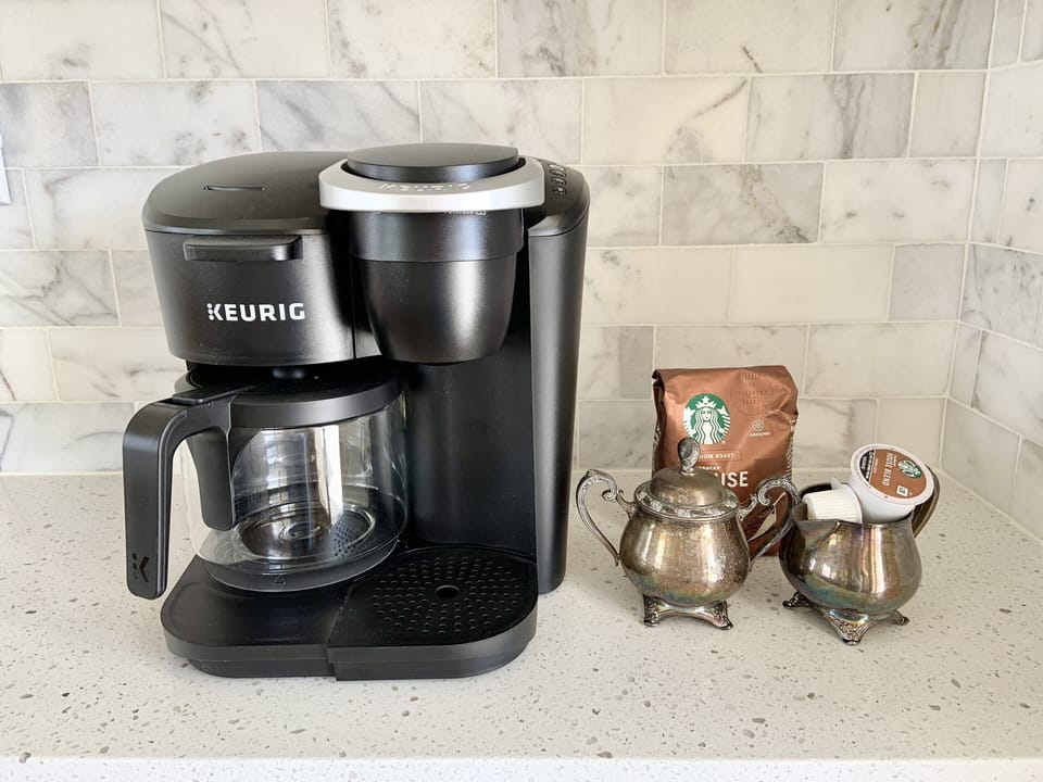 Keurig coffee and hot chocolate 