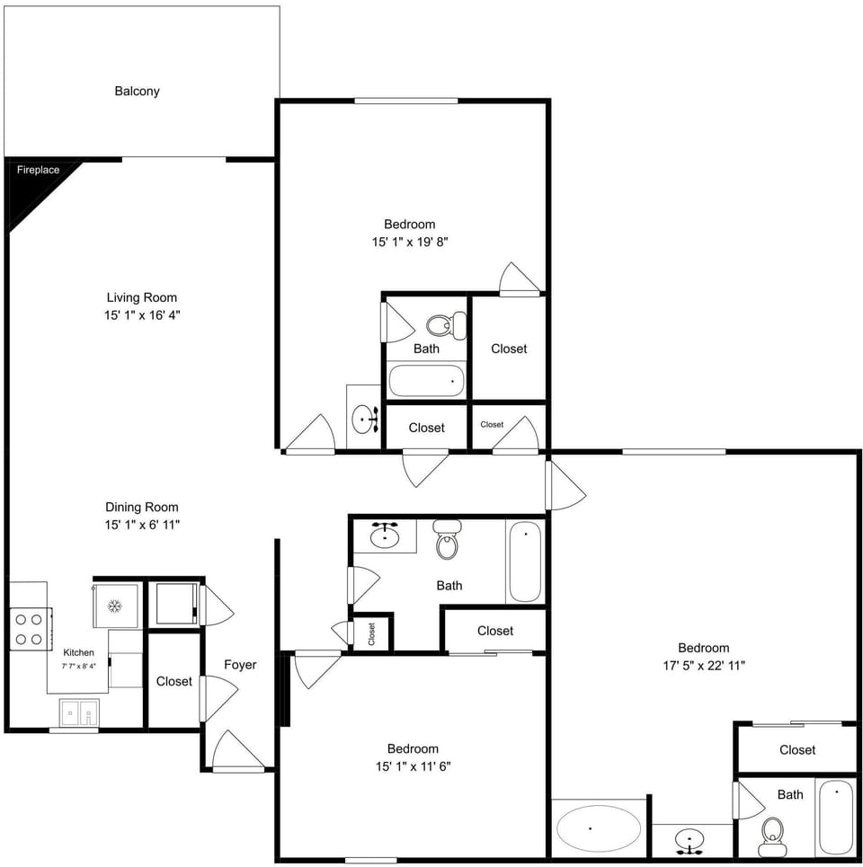 Smoky Mountain Dream - Floor Plan