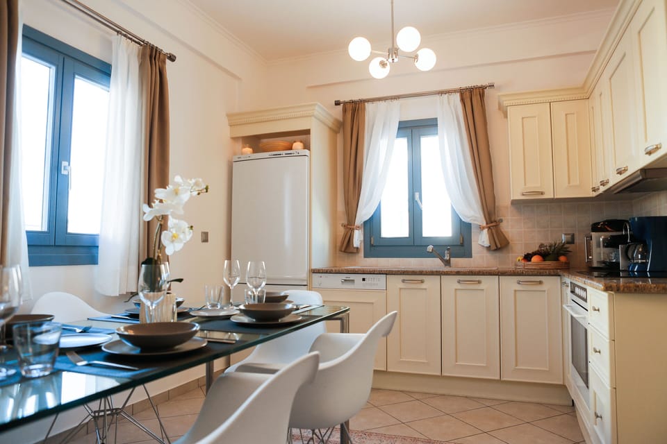 Villa, Private Pool, Poolside | Living area | 40-inch Smart TV with satellite channels, TV