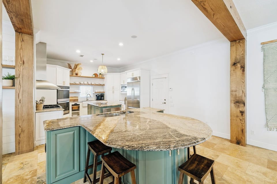 Chef's Kitchen Offering Ample Counter Space - Perfect for Prepping Gourmet Meals
