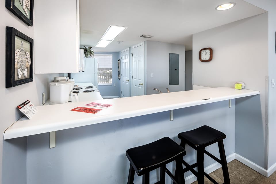 Bar area - Seating for two. Snack anyone?