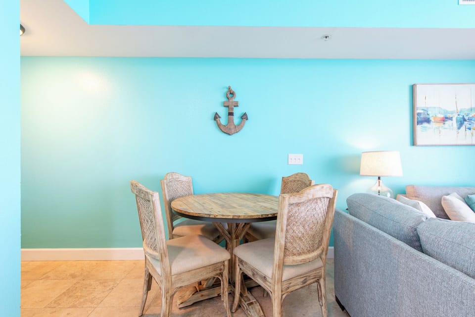 Dining table.