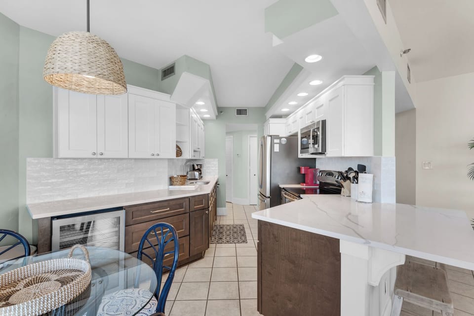 You will love the updated kitchen! New cabinets, new countertops, and more!