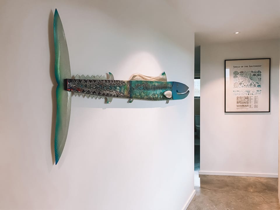 Lots of local artwork 