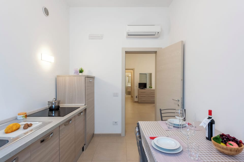 Kitchen and dining area