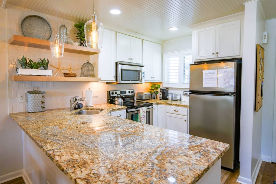 There's plenty of room to prepare your meals in the spacious kitchen.