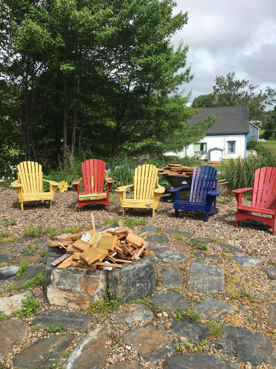 Backyard firepit if no fire ban in place