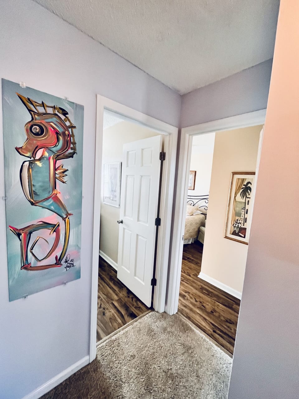 Hallway to bedrooms 