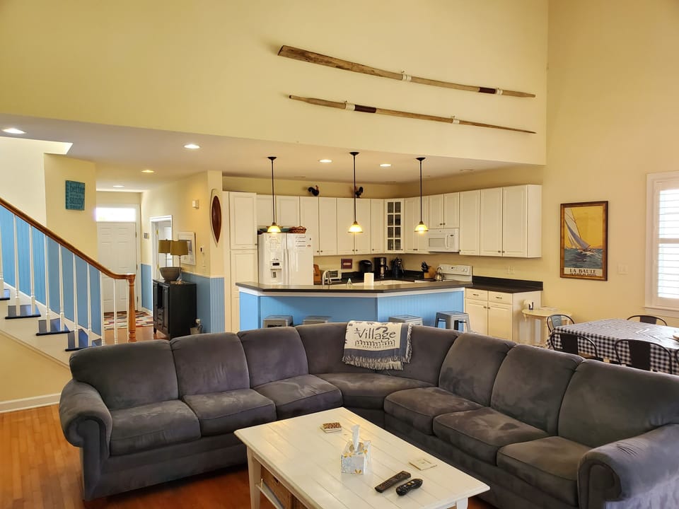 Great room and kitchen
