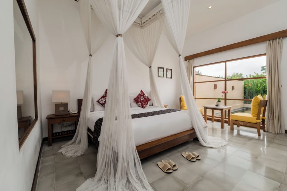 Comfort Villa, 1 Bedroom, Private Pool | Premium bedding, minibar, in-room safe, desk