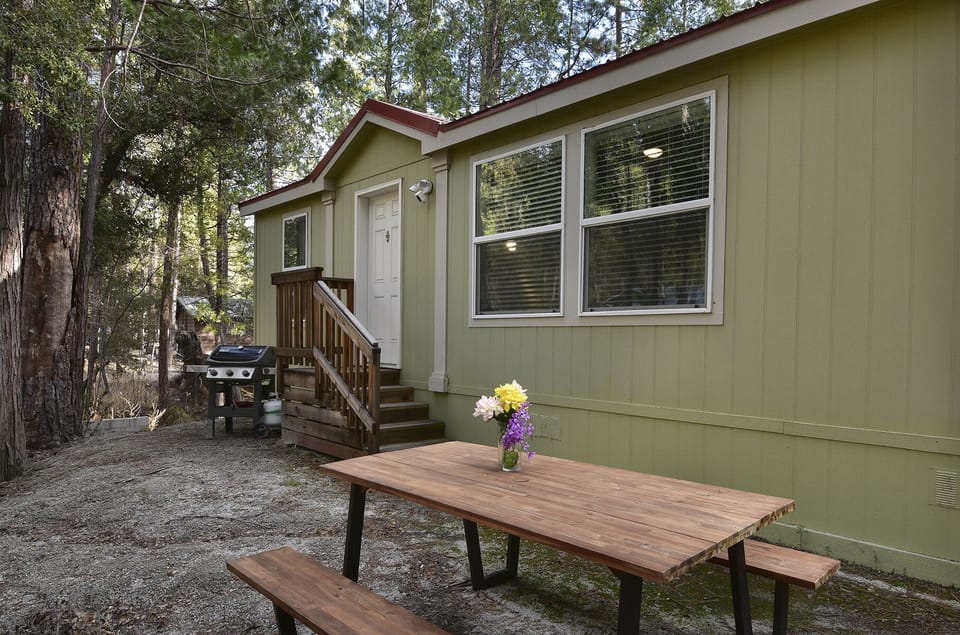 Front view of the cabin
