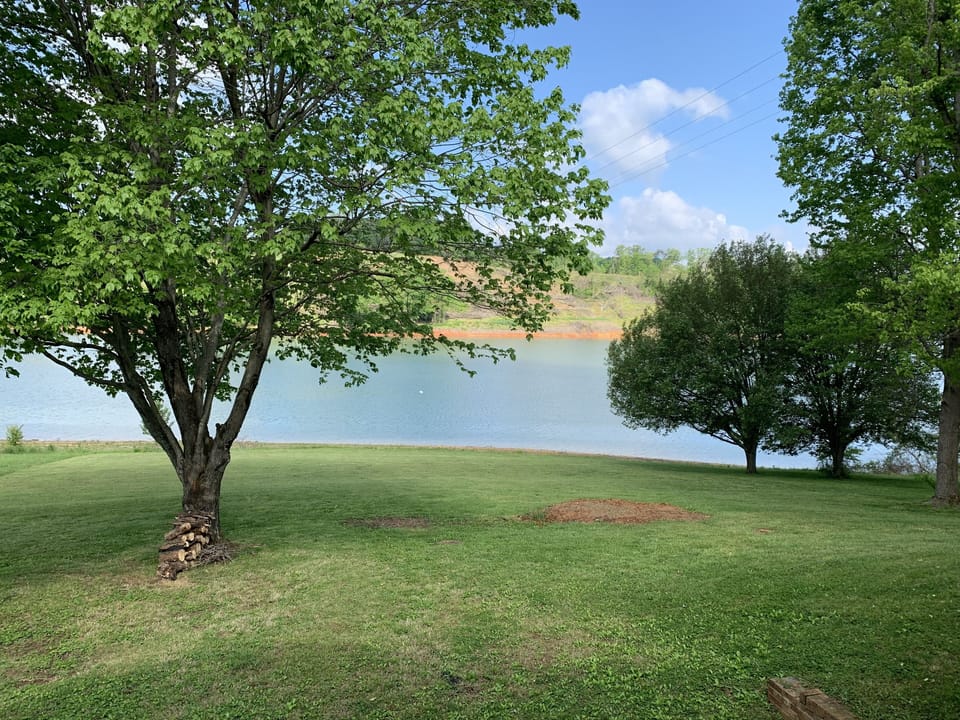 The view from the deck