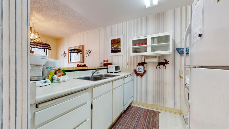 Room, Indoors, Flooring, Kitchen, Furniture